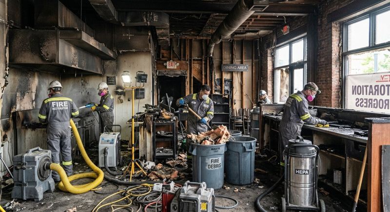 Commercial Fire Restoration in Sonoma County, CA