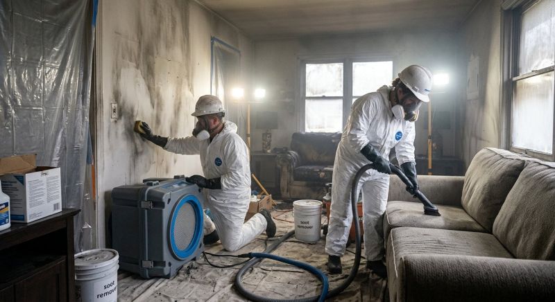 Soot Damage Restoration in Austin, TX