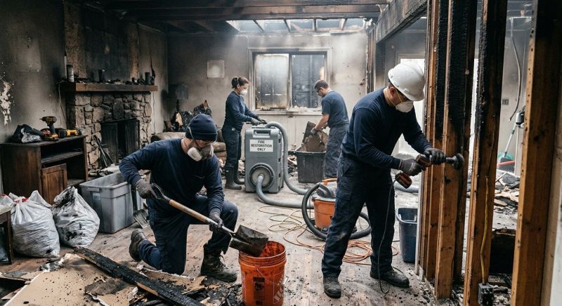 Fire Damage Cleanup in Scottsdale, AZ
